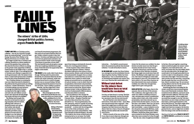 Francis Beckett's spread from New Humanist, Mar/Apr 2009